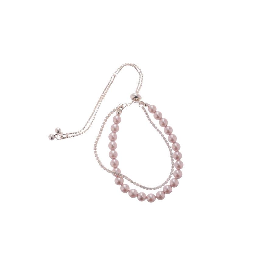 Korean Sweet Zircon & Pearl Geometric Clavicle Necklace - Light Luxury, Fashionable & Exquisite Niche Design