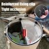 Folding Trash Can, Portable Storage Bag W/ Clip & Handle for Outdoor, Camping, Home. Durable & Collapsible.