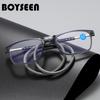 Portable Magnetic Reading Glasses for Men Reading Glasses with Magnet Hang On Neck Presbyopic Glasses Women