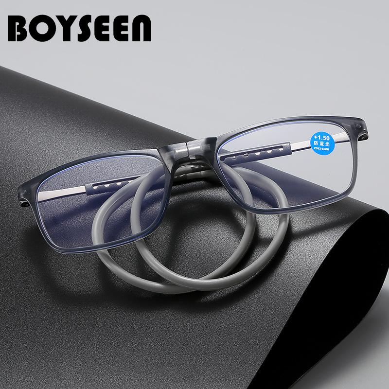 Portable Magnetic Reading Glasses for Men Reading Glasses with Magnet Hang On Neck Presbyopic Glasses Women