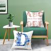 Creative Letters Floral Print Pillow Case Printed Brushed Fleece Pillow Baby Skin-Touch Eco-Friendly Dye-Sublimat