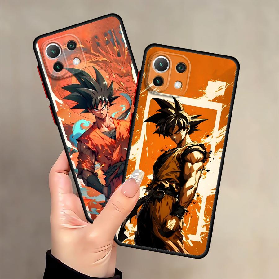 Case for Xiaomi Mi 12x 10T 14 13 Pro 13 11 Lite 11T 12T Back Phone Cover Dragon Ball Retro Goku