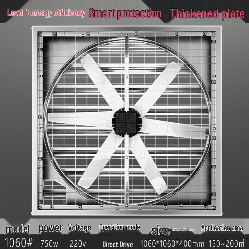Industrial Variable Frequency Exhaust Fan for Farm & Greenhouse Ventilation Cooling