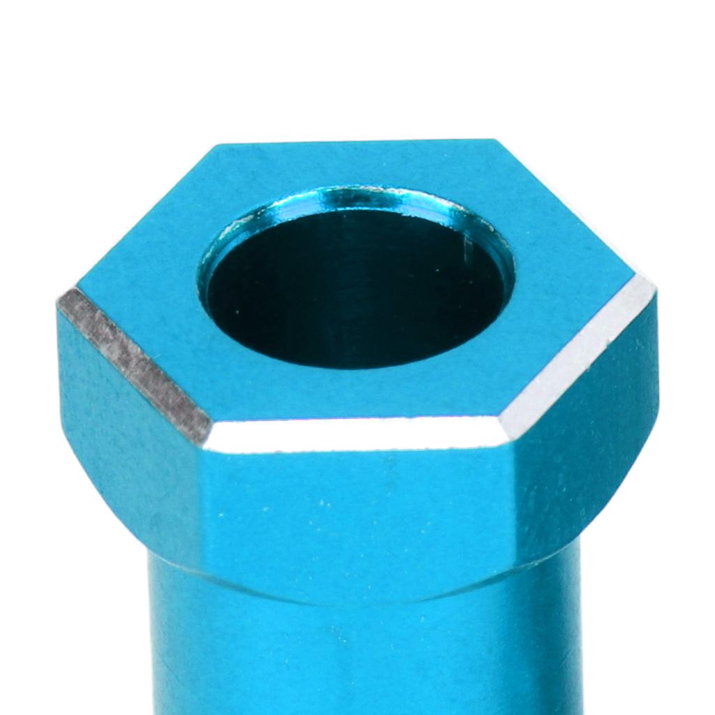 4 Pcs RC Wheel Hex Hub Aluminum Alloy Replacement 12mm Hex Hubs Extension Combiner for 1Celsius10 RC Climbing Car