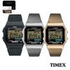 Relógio Digital Clássico TIMEX Prata/Preto/Dourado Unissex Japão Autêntico T78587 TW2U84000 T78677