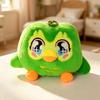 Green Owl Duo Plushy Toy Sweet Character Comical Visage Owl Peluches Padded Figure Sweet Purse Trinket Surprise For Lassie Son