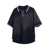 Spliced POLO Collar Sweater Short-sleeved Versatile Men's T-shirt