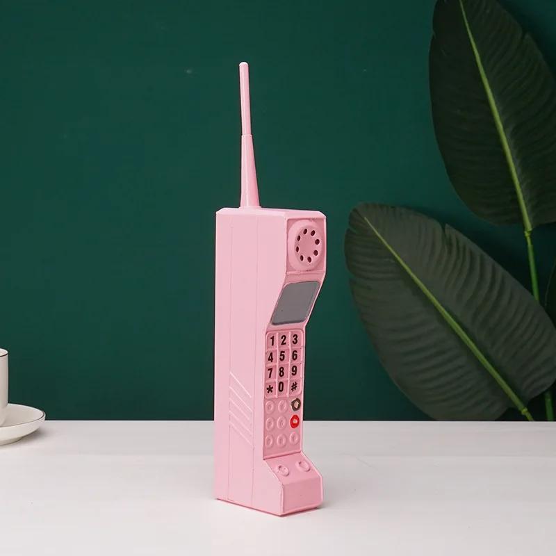 1 ks Železná umělecká starožitná telefonní budka Model Velký bratr 90. léta Nostalgické staré předměty 80. léta Rekvizity Imitace Retro ozdoby Domácí doplňky
