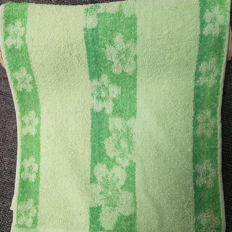 

80g Jacquard Face Towel with Multiple Floral Patterns - Adult Gift, Street Style 32-71 светло-зеленый