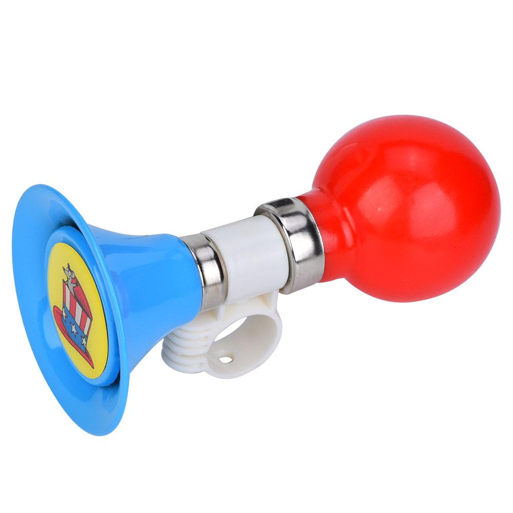 Metal Rubber Loud Children Bicycle Kids Bike Horn Warning Bell for Boys Girls Accessory (Blue)