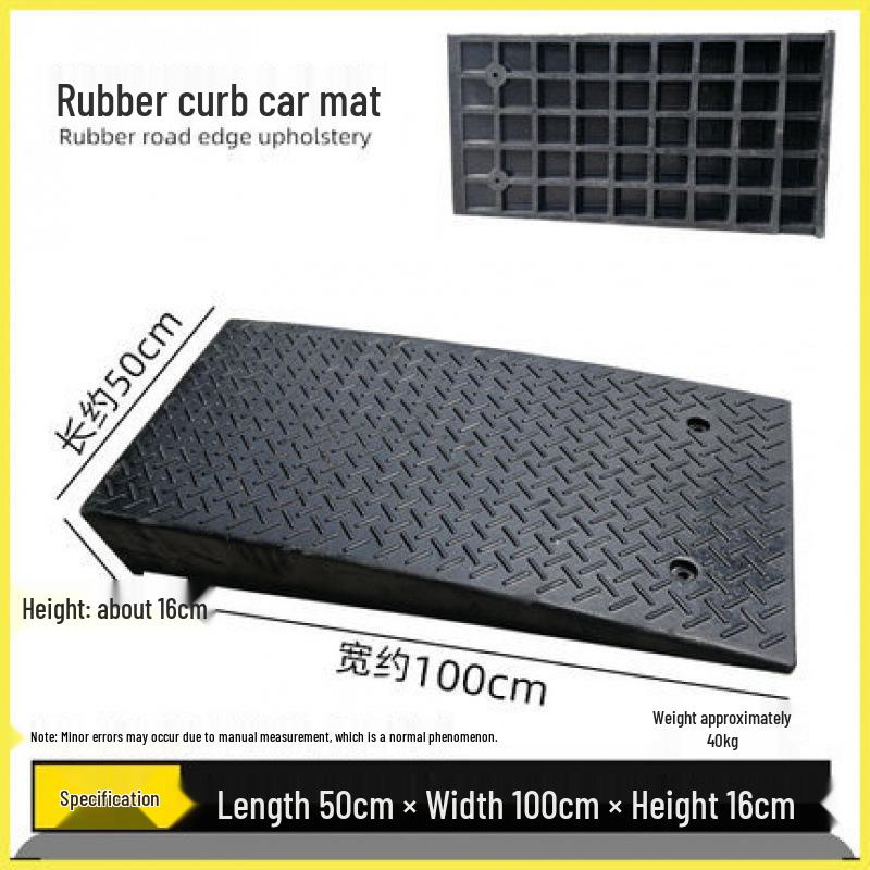 Portable Rubber Plastic Curb Ramp Step Pad
