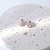 Dieuamour 14K Gold Pin Bijou Crystal Earrings