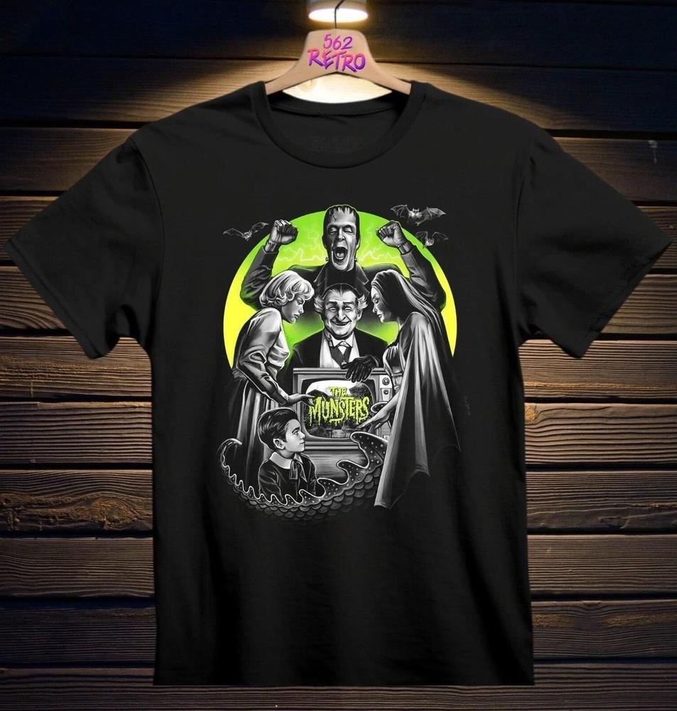 The Munsters Horror T-Shirt Black S-5XL Unisex Halloween HS28 Unisex T-Shirt L