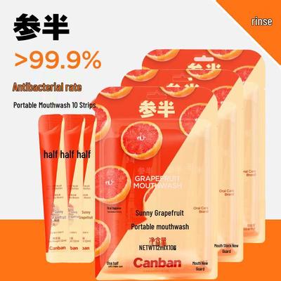 Semibio Portable Mouthwash Strips - Sunshine Grapefruit