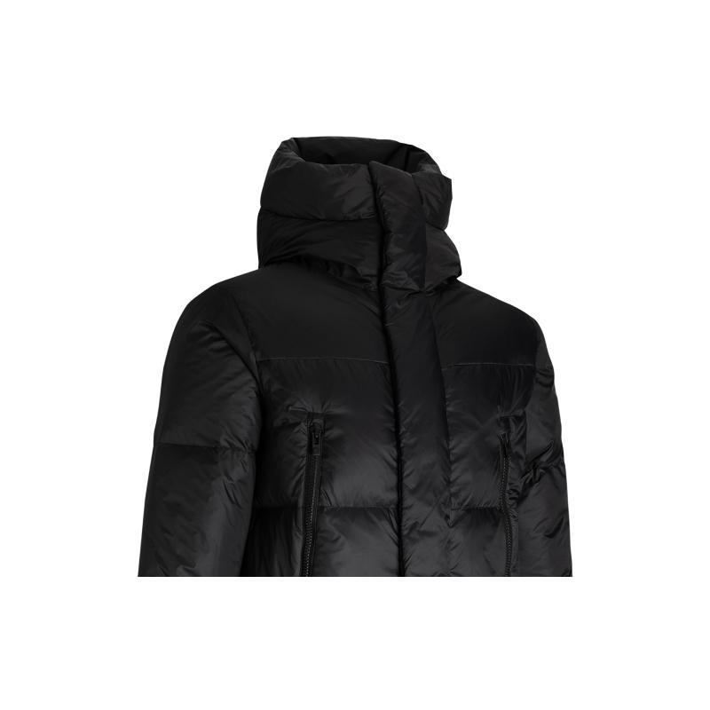 Under Armour Casual Hooded Down Jacket With Large Pockets Men Outerwear Black 1382092-001