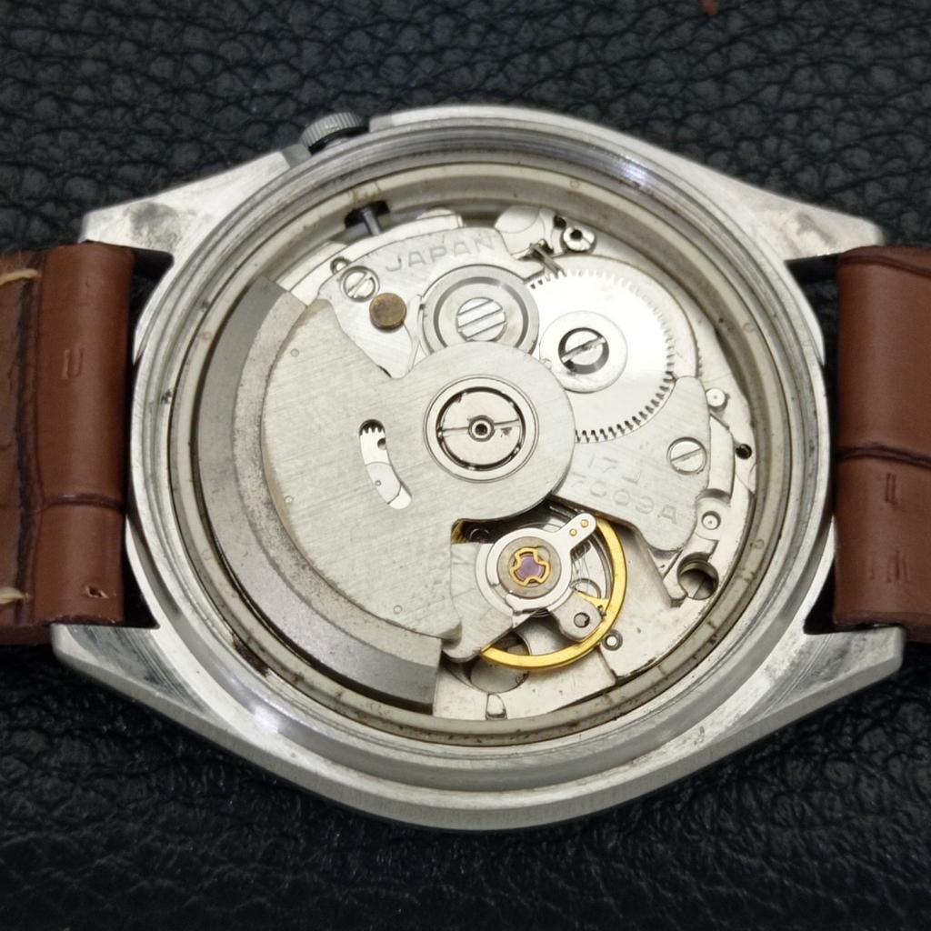 AUTOMATISCHE VINTAGE SEIKO JAPAN 7009A HERRENUHR ZIFFERBLATT FERRARI a700412-5