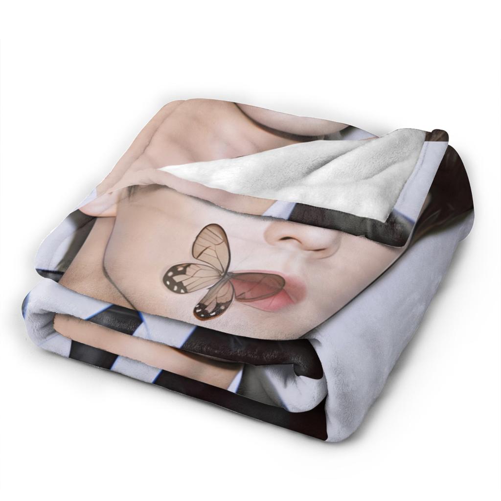 Warm Soft Blanket Picnic Zhang Linghe Throw Blanket Flannel Bedspread For Couch Chair Sofa Bed Novelty Sofa Bed Cover