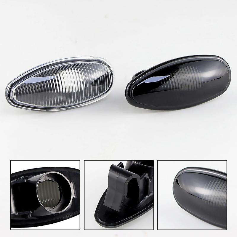 2PCS Side Marker Turn Signal Light Shell For Mitsubishi Outlander Lancer I-Miev No Bulb/Socket For Peugeot iOn Citroen C-Zero