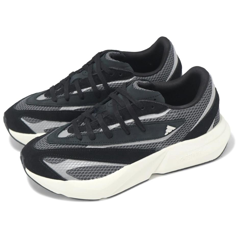 Adidas Lightstride Black Silver Metallic Women Sneakers Core-Black Grey-Six JH6959