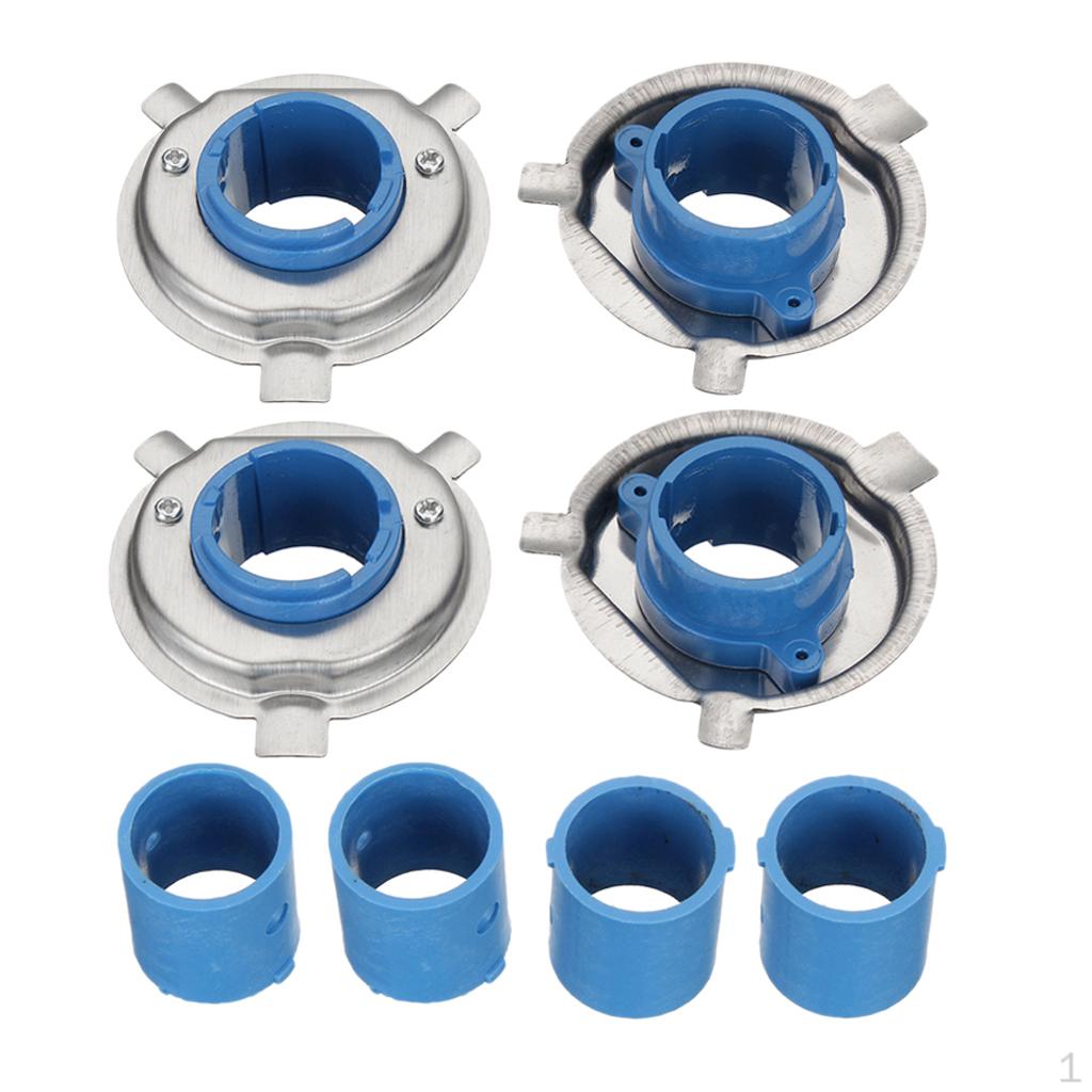 

4x Адаптеры-держатели для ламп фар, цоколь, фиксаторы