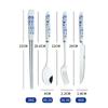 Personalized Laser Engraving Patterns Portable Creative Stainless Steel Korean Chopsticks and Spoon, Cartoon Children Gift