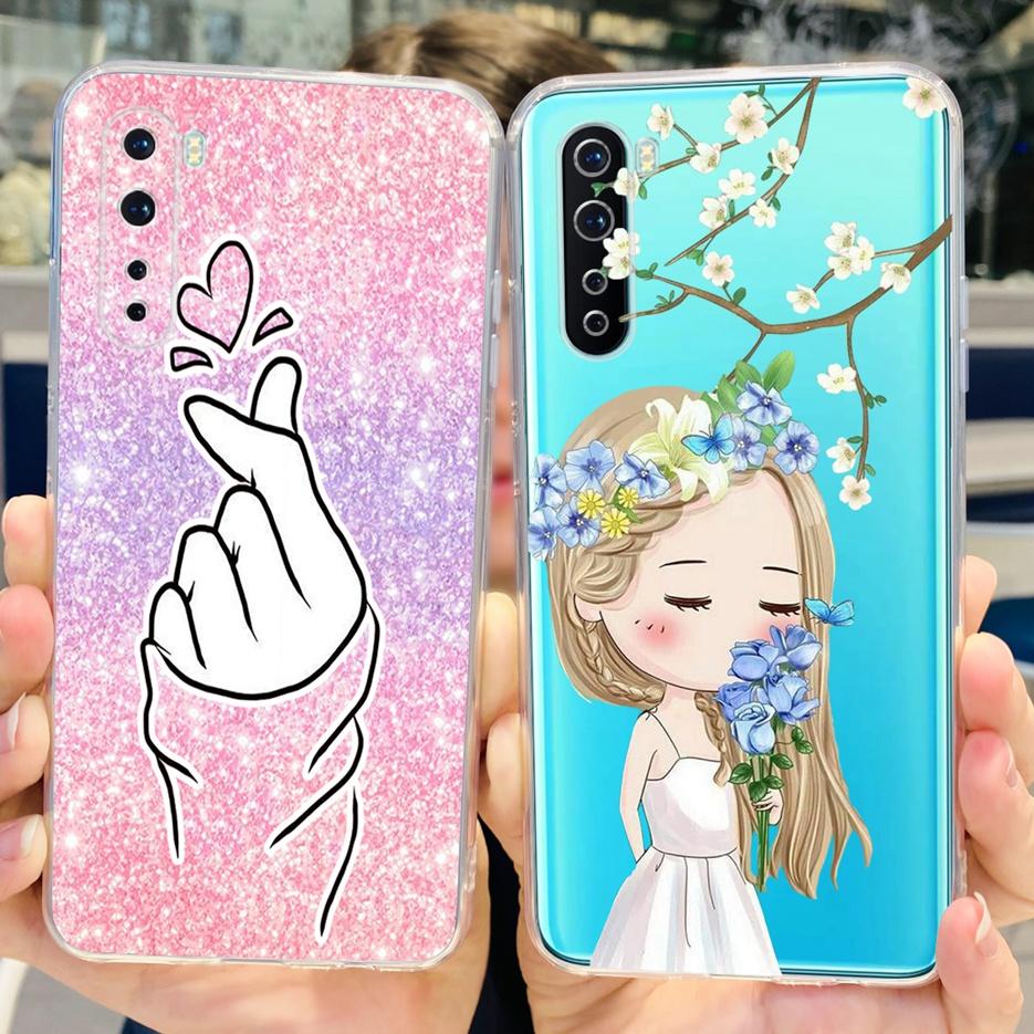 For OnePlus Nord Case 1+Nord AC2001 AC2003 Cute Cat Cartoon Cover Soft Silicone Phone Case For One Plus 8 Nord 5G Oneplus Z Bags