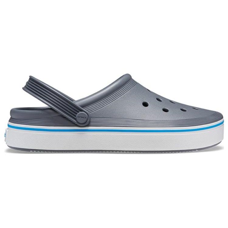 Crocs Orificiu plat Durabil Ușor Respirabil Sandale de plajă Sandale unisex Cărbune 208371-025