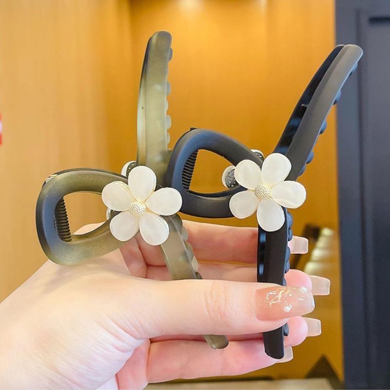 Μόδα Κλιπ Στερέωσης Λουλουδιών για Γυναίκες Μεγάλο Κλιπ για Κεφαλόδεσμο Φουρκέτα Ταμπεραμέντο Πίσω Κουτάλι Τηγάνι Κλιπ Μαλλιών Καρχαρία