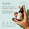 Juicy Chemistry Organic Jojoba Oil, 30 Ml | 100% Pure, Cold Pressed & Virgin | Carrier Oil For Skin, Hair & Cuticles | Naturally Rich In Vitamin E & C