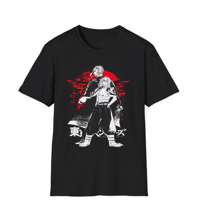Anime-Inspired Unisex Softstyle T-Shirt Casual Wear, Gift for Fans 4XL