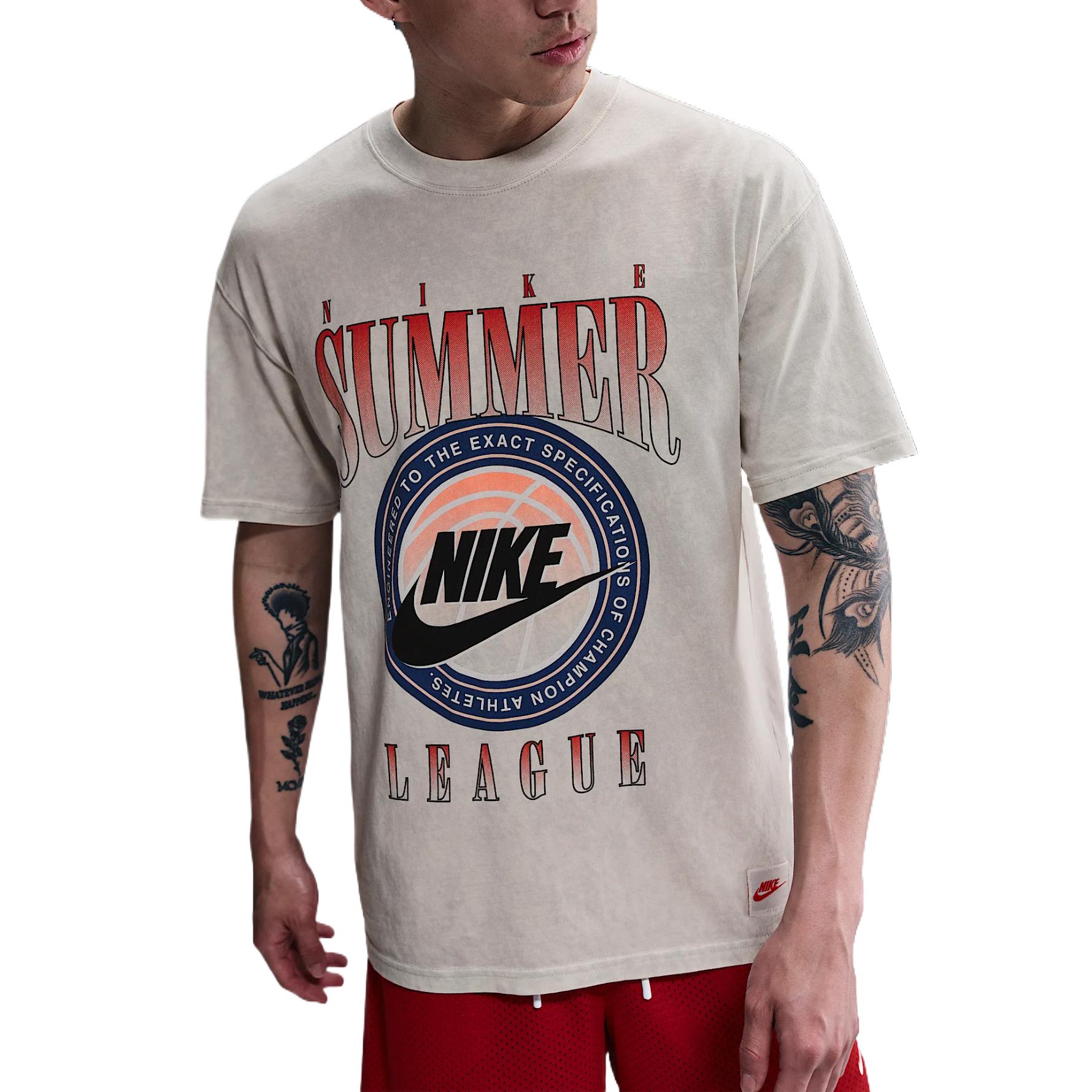 

Nike Max90 Comfortable Fashion Trendy Versatile Letter Brand Logo Short Sleeve T-Shirt Men T-Shirt Khaki HJ3435025 L