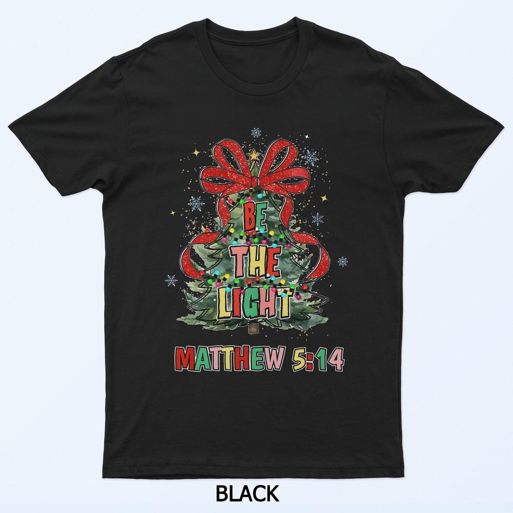 

Be The Light Christian Christmas T-Shirt M