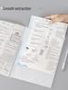 Transparent A4 Binder for Primary Students: 60-Page Insert Book, 100 Folders, Certificate Storage