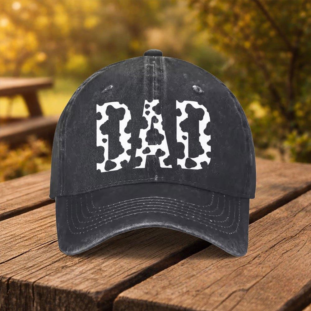 pcs Unisex Cow Print DAD Cap with Duckbill Adjustable Lightweight Baseball Hat Suitable for Outdoor Sports Fitness Travel