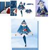 Holen Sie sich das Hololive Gawr Gura Cosplay Kostüm Haifisch Jacke Outfit Mit Fischschwanz Rollenspiel
