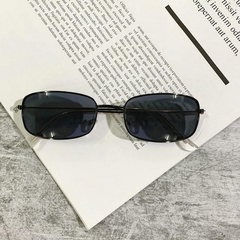New Classic Vintage Rectangle Sunglasses For Woman Retro Shades Candy Colors Mirror Sun Glasses Female Square Oculos De Sol