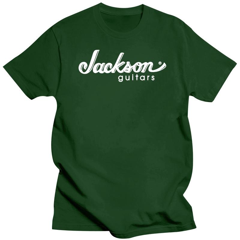JACKSON Guitars Logo T-shirt New Black Rock Guitarist Metal Band Short Sleeve Cotton T Shirts Man Clothing
