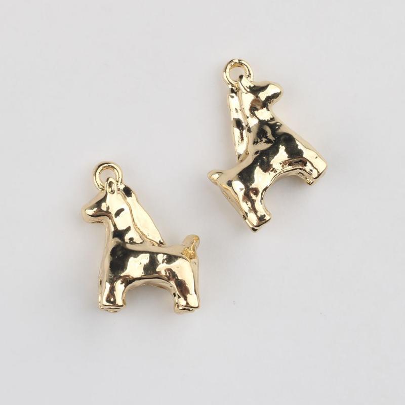 

2 шт. Подвески-шармы в виде лошади из цинкового сплава, ручная работа, для изготовления ожерелья, браслета, серег, брелока, аксессуары для изготовления ювелирных изделий A4