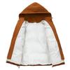 Autumn and winter new cotton-padded clothes men's Korean version hooded thickened cotton-padded clothes, trendy
