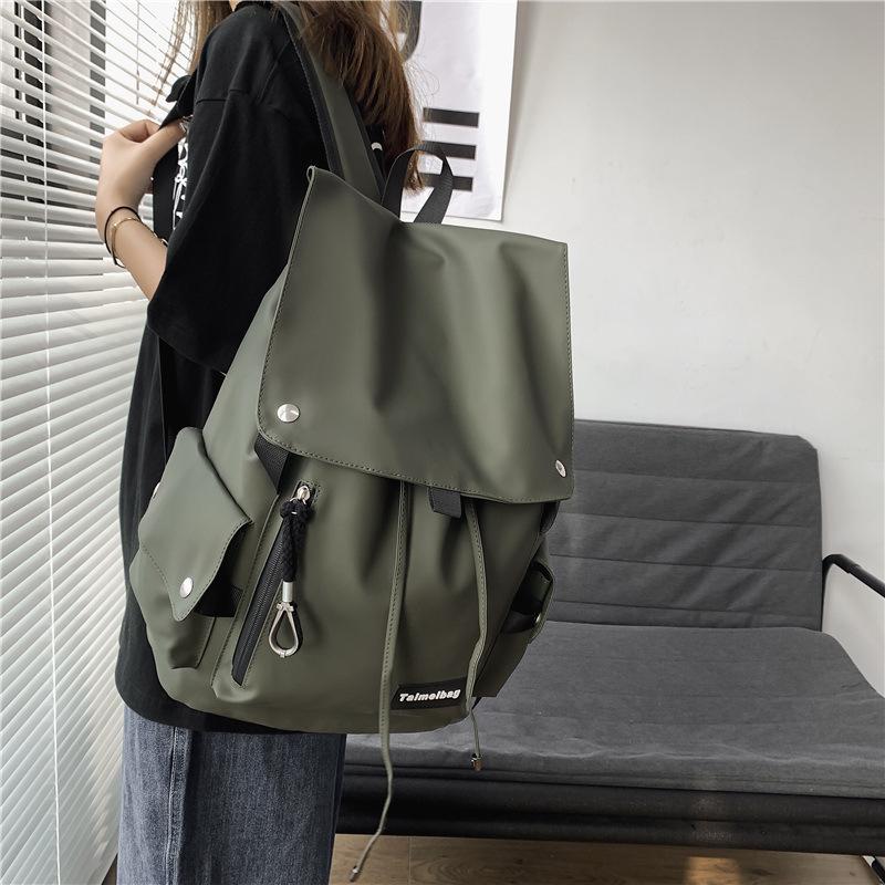 Trendy and Cool Men's and Women's Backpacks, Anti-splashing Locomotive, Large Capacity, Large Cover, Student Schoolbag, New Backpack.