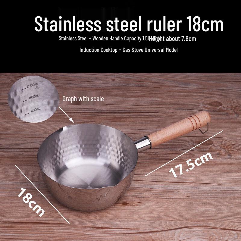 LIEI 18cm Thickened Aluminum Instant Noodle Pot
