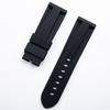 Soft Liquid Nature Silicone 22mm 24mm Black Blue Red Yellow White Green Watch Band Tang Buckle For Panerai Strap Watchband
