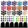 42Pcs Polyhedral DND Dice Set with Black Drawstring Pouch Color-Coded Faces RPG D&D Tabletop Game ZSY