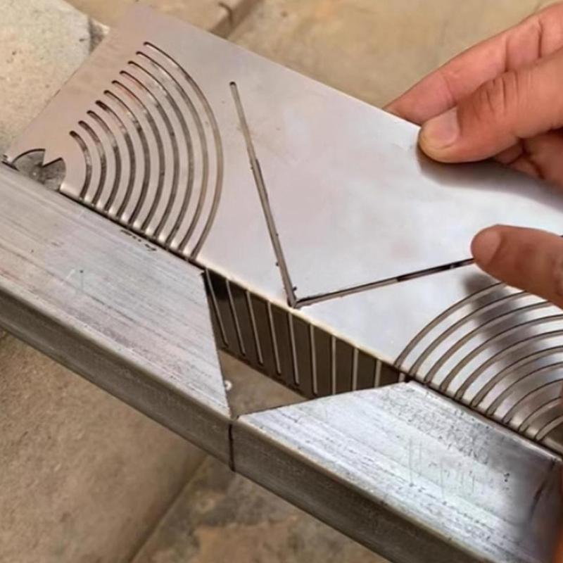 Adjustable Angles & Arcs Marking Tool Two-Purpose Metal Scriber for Metalworking Welding Engineering and Construction