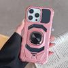 shockproof rugged metal ring bracket hard phone case for For Iphone 15 14 13 12 11 Pro Max car phone holder scratch-proof back cover