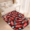 Christmas gift Halloween themed cola beverage Coca Cola carpet is suitable for living room and bedroom doormats office balcony decorative carpet V25