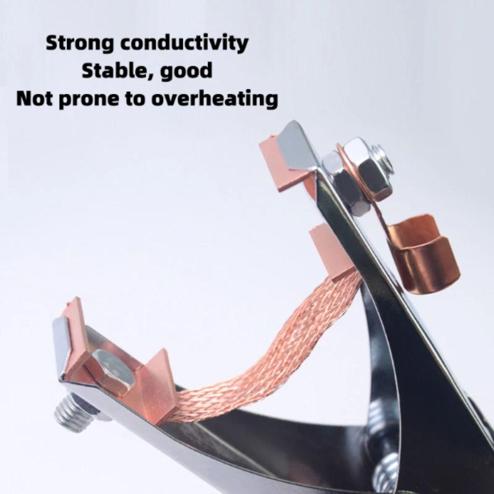 Lightweight Design Welding Clamps 300A Capacity Spot Welding Clamp Grounding Clamp Butt Welding