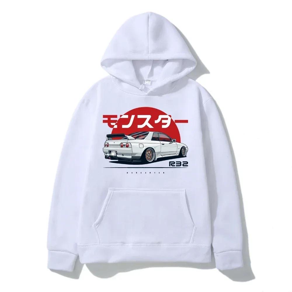 Men's and Women's Hooded Oversized Casual Hoodie Monster Skyline Printed Fashionable Clothing s-3XL2024 Popular Item