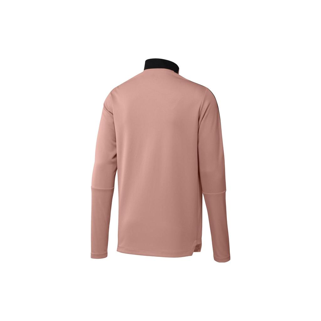 Adidas Logo Striped Cuff Stand Collar Sports Jacket Men Jacket Pink GK9758