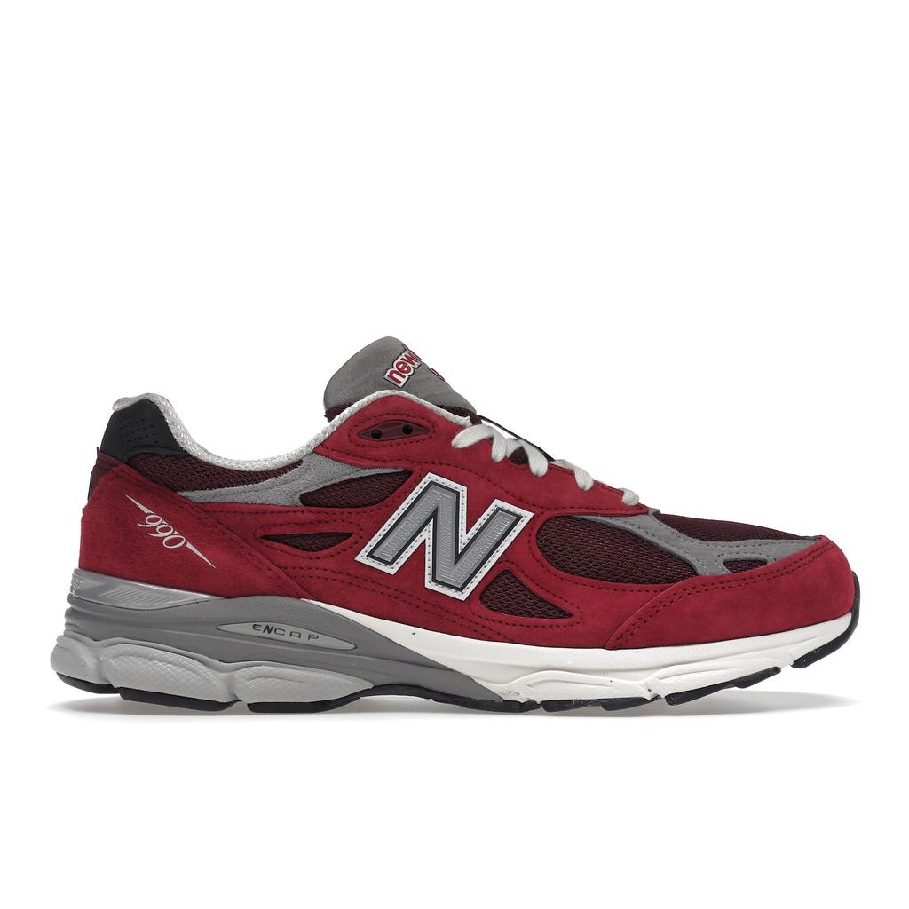 New Balance Teddy Santis x 990v3 Made in USA Scarlet Marblehead Sneakers Unisex Czerwone M990TF3